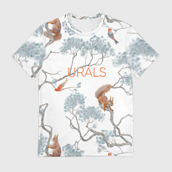 Футболка мужская Уральский паттерн, цвет: 3D-принт