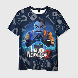 Футболка мужская Привет сосед из игры Hello Neighbor, цвет: 3D-принт