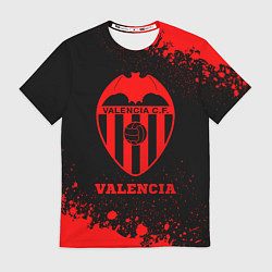 Футболка мужская Valencia - red gradient, цвет: 3D-принт