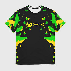 Футболка мужская Xbox бабочки, цвет: 3D-принт