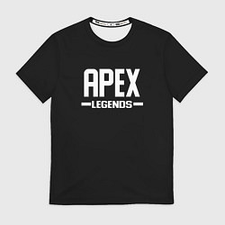 Футболка мужская Apex legends logo white, цвет: 3D-принт