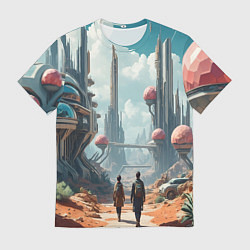 Мужская футболка Планета фантастика