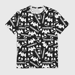 Футболка мужская Marshmello pattern music, цвет: 3D-принт