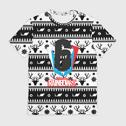 Футболка мужская Rainbow six winter pattern, цвет: 3D-принт
