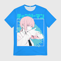 Футболка мужская Макима персонаж Человек-бензопила, цвет: 3D-принт