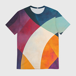 Футболка мужская Геометрическая иллюстрация, цвет: 3D-принт