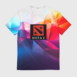 Футболка мужская DOTA geometry neon, цвет: 3D-принт