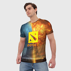 Футболка мужская DOTA 2 лес эльфов, цвет: 3D-принт — фото 2