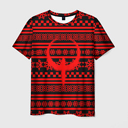 Футболка мужская Quake winter pattern, цвет: 3D-принт