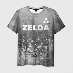 Футболка мужская Zelda - grey gradient посередине, цвет: 3D-принт