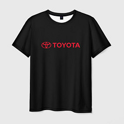 Футболка мужская Toyota red logo auto, цвет: 3D-принт