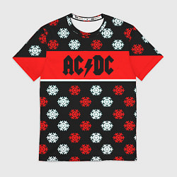 Футболка мужская AC DC winter steel, цвет: 3D-принт