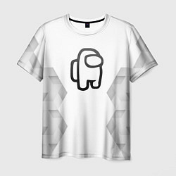 Футболка мужская Among Us white poly, цвет: 3D-принт