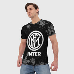 Футболка мужская Снежный Inter, цвет: 3D-принт — фото 2
