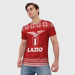 Футболка мужская Новогодний Lazio, цвет: 3D-принт — фото 2