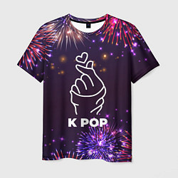 Футболка мужская Праздничный K Pop, цвет: 3D-принт
