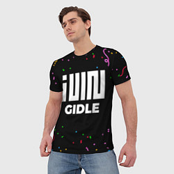 Футболка мужская Gidle конфети, цвет: 3D-принт — фото 2