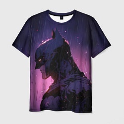 Футболка мужская Batman - Neon rain, цвет: 3D-принт
