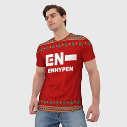 Футболка мужская Enhypen new year, цвет: 3D-принт — фото 2