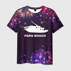 Футболка мужская Праздничный Papa Roach, цвет: 3D-принт