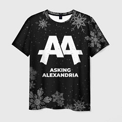 Футболка мужская Снежный Asking Alexandria, цвет: 3D-принт