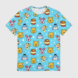 Футболка мужская Винни Пух, цвет: 3D-принт