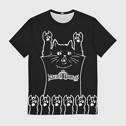 Футболка мужская Five Finger Death Punch: cat rock, цвет: 3D-принт