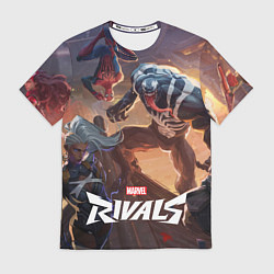 Футболка мужская Персонажи Marvel rivals, цвет: 3D-принт