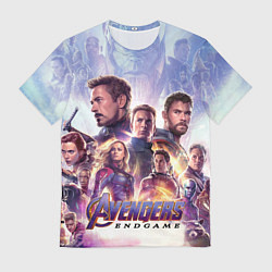 Футболка мужская Мстители пережившие щелчок Таноса, цвет: 3D-принт
