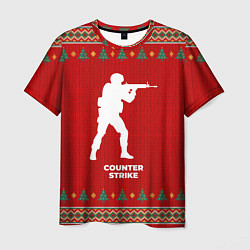 Футболка мужская Counter Strike new year, цвет: 3D-принт