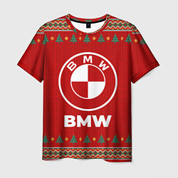 Футболка мужская BMW new year, цвет: 3D-принт