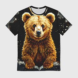 Футболка мужская Медведь бурый, цвет: 3D-принт