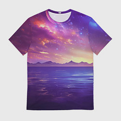 Футболка мужская Волшебная галактика, цвет: 3D-принт