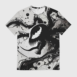 Футболка мужская Морда свирепого симбиота - нейроарт, цвет: 3D-принт