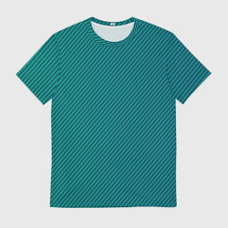 Мужская футболка Бирюзовый перелив