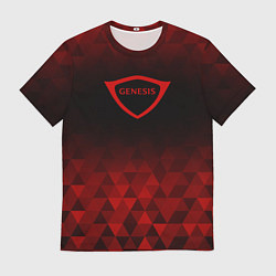 Футболка мужская Genesis red poly, цвет: 3D-принт