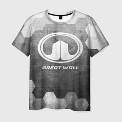 Футболка мужская Great Wall - grey gradient, цвет: 3D-принт