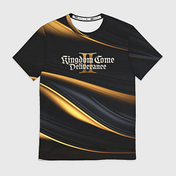 Футболка мужская Kingdom Come Deliverance 2 black and gold, цвет: 3D-принт