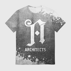 Футболка мужская Architects - grey gradient, цвет: 3D-принт