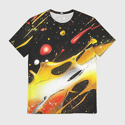 Футболка мужская Текстура краска, цвет: 3D-принт