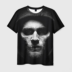 Футболка мужская Sons Of Anarchy - Jax skull, цвет: 3D-принт