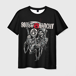 Футболка мужская Sons Of Anarchy - death, цвет: 3D-принт