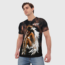 Футболка мужская Все дуреют с этих ангелов, цвет: 3D-принт — фото 2