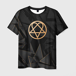 Футболка мужская HIM golden poly, цвет: 3D-принт
