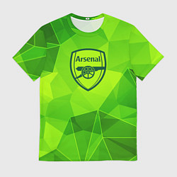 Футболка мужская Arsenal green poly, цвет: 3D-принт