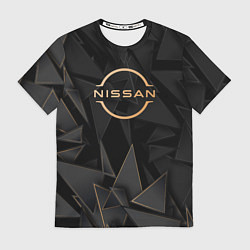 Футболка мужская Nissan golden poly, цвет: 3D-принт
