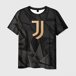 Футболка мужская Juventus golden poly, цвет: 3D-принт