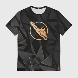 Футболка мужская Chainsaw Man golden poly, цвет: 3D-принт