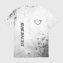 Футболка мужская Genesis - white gradient вертикально, цвет: 3D-принт
