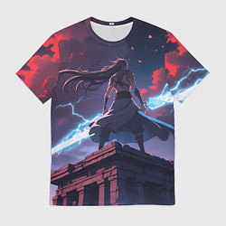 Футболка мужская Эпичное аниме, цвет: 3D-принт